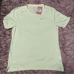 Nike Rise 365 Dri-Fit Short Sleeve Running Top CZ9184-376 Mens Size M